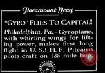 Image of autogyro Washington DC USA, 1928, second 9 stock footage video 65675072943