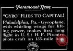 Image of autogyro Washington DC USA, 1928, second 10 stock footage video 65675072943
