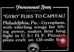 Image of autogyro Washington DC USA, 1928, second 11 stock footage video 65675072943