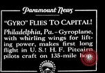 Image of autogyro Washington DC USA, 1928, second 12 stock footage video 65675072943