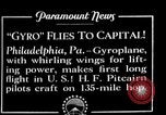 Image of autogyro Washington DC USA, 1928, second 15 stock footage video 65675072943