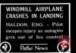 Immagine di Si è schiantato sbarco Haldon Inghilterra, 1928, secondo 7 filmato di repertorio 65675072944
