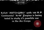 Image of Kellett autogyro United States USA, 1928, second 1 stock footage video 65675072946