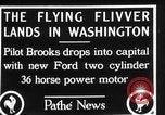 Image of aircraft landing Washington DC USA, 1928, second 7 stock footage video 65675072948