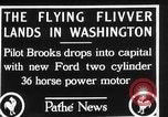 Image of aircraft landing Washington DC USA, 1928, second 9 stock footage video 65675072948