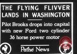 Image of aircraft landing Washington DC USA, 1928, second 12 stock footage video 65675072948