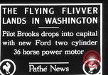 Image of aircraft landing Washington DC USA, 1928, second 13 stock footage video 65675072948