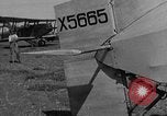 Image of biplane landing United States USA, 1928, second 24 stock footage video 65675072950