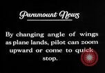 Image of biplane landing United States USA, 1928, second 44 stock footage video 65675072950