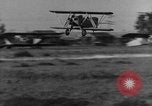 Image of biplane landing United States USA, 1928, second 55 stock footage video 65675072950