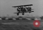 Image of biplane landing United States USA, 1928, second 57 stock footage video 65675072950