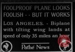 Image of biplane Los Angeles California USA, 1928, second 1 stock footage video 65675072951