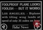 Image of biplane Los Angeles California USA, 1928, second 9 stock footage video 65675072951