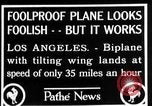 Image of biplane Los Angeles California USA, 1928, second 11 stock footage video 65675072951