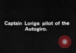 Standbild Cierva Tragschrauber Madrid Spanien, 1924, aus Sekunde 44 historischem Filmmaterial Videoclip 65675072952