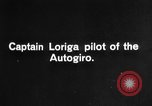 Standbild Cierva Tragschrauber Madrid Spanien, 1924, aus Sekunde 46 historischem Filmmaterial Videoclip 65675072952