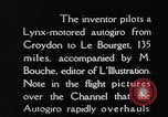 Standbild Cierva Tragschrauber Croydon London England, 1928, aus Sekunde 4 historischem Filmmaterial Videoclip 65675072956