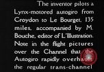 Standbild Cierva Tragschrauber Croydon London England, 1928, aus Sekunde 10 historischem Filmmaterial Videoclip 65675072956