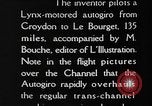 Standbild Cierva Tragschrauber Croydon London England, 1928, aus Sekunde 11 historischem Filmmaterial Videoclip 65675072956