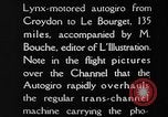 Standbild Cierva Tragschrauber Croydon London England, 1928, aus Sekunde 13 historischem Filmmaterial Videoclip 65675072956