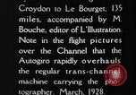 Standbild Cierva Tragschrauber Croydon London England, 1928, aus Sekunde 16 historischem Filmmaterial Videoclip 65675072956