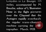 Standbild Cierva Tragschrauber Croydon London England, 1928, aus Sekunde 18 historischem Filmmaterial Videoclip 65675072956