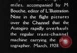 Standbild Cierva Tragschrauber Croydon London England, 1928, aus Sekunde 21 historischem Filmmaterial Videoclip 65675072956