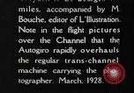 Standbild Cierva Tragschrauber Croydon London England, 1928, aus Sekunde 22 historischem Filmmaterial Videoclip 65675072956