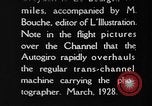 Standbild Cierva Tragschrauber Croydon London England, 1928, aus Sekunde 23 historischem Filmmaterial Videoclip 65675072956
