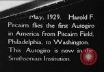 Image Pitcairn autogyre Washington DC USA, 1929, de la seconde 1 séquences d'archives historiques vidéo 65675072957