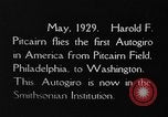 Image Pitcairn autogyre Washington DC USA, 1929, de la seconde 4 séquences d'archives historiques vidéo 65675072957