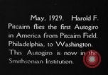 Image Pitcairn autogyre Washington DC USA, 1929, de la seconde 5 séquences d'archives historiques vidéo 65675072957