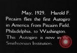 Image Pitcairn autogyre Washington DC USA, 1929, de la seconde 6 séquences d'archives historiques vidéo 65675072957