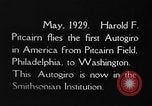 Image Pitcairn autogyre Washington DC USA, 1929, de la seconde 7 séquences d'archives historiques vidéo 65675072957