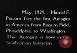 Image Pitcairn autogyre Washington DC USA, 1929, de la seconde 8 séquences d'archives historiques vidéo 65675072957