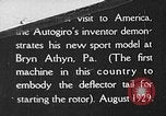 Image d'autogyres Bryn Athyn Pennsylvania USA, 1929, de la seconde 1 séquences d'archives historiques vidéo 65675072958