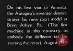 Image d'autogyres Bryn Athyn Pennsylvania USA, 1929, de la seconde 4 séquences d'archives historiques vidéo 65675072958