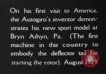 Image d'autogyres Bryn Athyn Pennsylvania USA, 1929, de la seconde 5 séquences d'archives historiques vidéo 65675072958