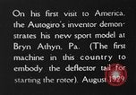 Image d'autogyres Bryn Athyn Pennsylvania USA, 1929, de la seconde 8 séquences d'archives historiques vidéo 65675072958