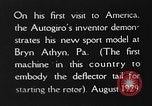 Image d'autogyres Bryn Athyn Pennsylvania USA, 1929, de la seconde 9 séquences d'archives historiques vidéo 65675072958