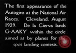 Image of autogyro landing Cleveland Ohio USA, 1929, second 11 stock footage video 65675072959