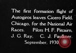 Immagine di Autogiro Chicago Illinois USA, 1930, secondo 1 filmato di repertorio 65675072960