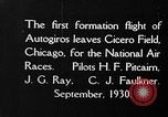 Immagine di Autogiro Chicago Illinois USA, 1930, secondo 3 filmato di repertorio 65675072960
