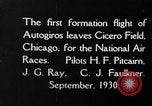 Immagine di Autogiro Chicago Illinois USA, 1930, secondo 6 filmato di repertorio 65675072960