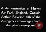 Immagine di Sbarco di autogiro Regno Unito, 1928, secondo 4 filmato di repertorio 65675072961