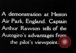 Immagine di Sbarco di autogiro Regno Unito, 1928, secondo 6 filmato di repertorio 65675072961