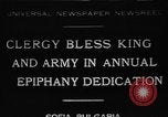 Image of Annual Epiphany Dedication Sofia Bulgaria, 1931, second 1 stock footage video 65675072968