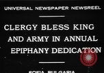 Image of Annual Epiphany Dedication Sofia Bulgaria, 1931, second 4 stock footage video 65675072968