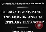 Image of Annual Epiphany Dedication Sofia Bulgaria, 1931, second 5 stock footage video 65675072968