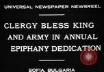Image of Annual Epiphany Dedication Sofia Bulgaria, 1931, second 9 stock footage video 65675072968